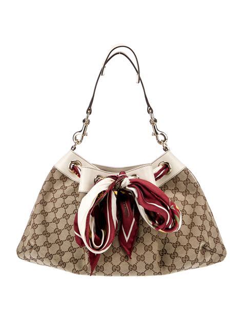 gucci monogram positano hobo brown|More.